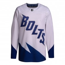 Игровая джерси Tampa Bay Lightning Adidas 2022 NHL Stadium Series Primegreen Blank - White