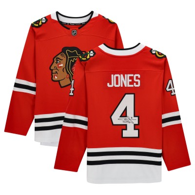 Игровая джерси Autographed Chicago Blackhawks Seth Jones Fanatics Authentic Red Fanatics Breakaway
