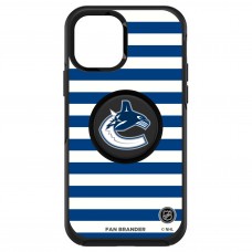 Чехол на iPhone NHL Vancouver Canucks OtterBox Otter+Pop PopSocket Symmetry Stripe Design - Black