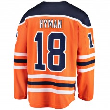 Игровая джерси Zach Hyman Edmonton Oilers Breakaway - Orange