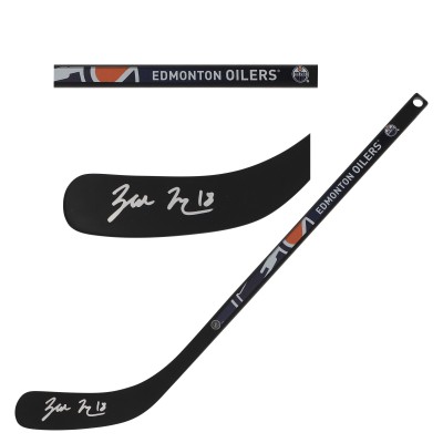 Autographed Edmonton Oilers Zach Hyman Fanatics Authentic Mini Composite Hockey Stick