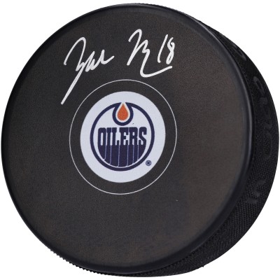 Шайба с автографом Zach Hyman Edmonton Oilers Fanatics Authentic