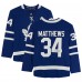 Игровая джерси Autographed Toronto Maple Leafs Auston Matthews Fanatics Authentic Blue Fanatics Breakaway Assistant Captain