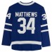 Игровая джерси Autographed Toronto Maple Leafs Auston Matthews Fanatics Authentic Blue Fanatics Breakaway Assistant Captain