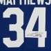 Игровая джерси Autographed Toronto Maple Leafs Auston Matthews Fanatics Authentic Blue Fanatics Breakaway Assistant Captain