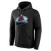 Colorado Avalanche Black Personalized Midnight Mascot Logo Pullover Hoodie