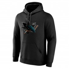 Толстовка San Jose Sharks Black Personalized Midnight Mascot Logo