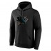 Толстовка San Jose Sharks Black Personalized Midnight Mascot Logo