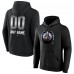 Толстовка Winnipeg Jets Black Personalized Midnight Mascot Logo