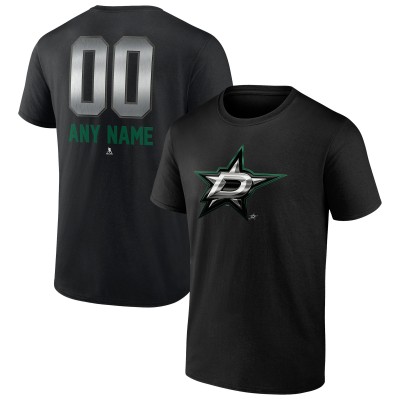 Футболка Dallas Stars Personalized Midnight Mascot Logo - Black