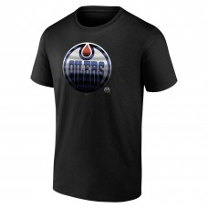 Футболка Edmonton Oilers Personalized Midnight Mascot Logo - Black