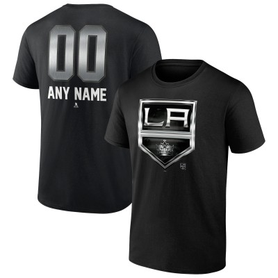 Футболка Los Angeles Kings Personalized Midnight Mascot Logo - Black