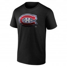 Футболка Montreal Canadiens Personalized Midnight Mascot Logo - Black