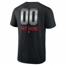 Футболка Montreal Canadiens Personalized Midnight Mascot Logo - Black