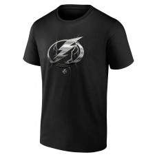 Футболка Tampa Bay Lightning Personalized Midnight Mascot Logo - Black
