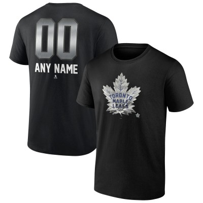 Футболка Toronto Maple Leafs Personalized Midnight Mascot Logo - Black