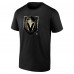 Футболка Vegas Golden Knights Personalized Midnight Mascot Logo - Black
