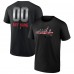 Футболка Washington Capitals Fanatics Personalized Midnight Mascot Logo - Black