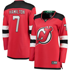 Женская джерси New Devils Dougie Hamilton Fanatics Red Breakaway