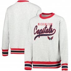 Washington Capitals Youth Legends Pullover Sweatshirt - Heathered Gray