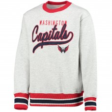Washington Capitals Youth Legends Pullover Sweatshirt - Heathered Gray