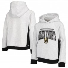 Vegas Golden Knights Youth Power Play Raglan Pullover Hoodie - Heathered Gray