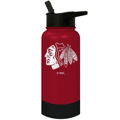 Бутылка для воды Chicago Blackhawks 32oz. Logo Thirst Hydration