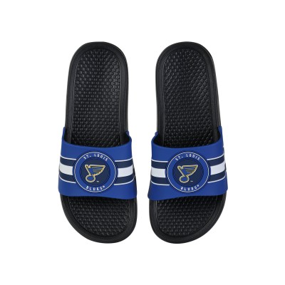 Шлепки St. Louis Blues FOCO Stripe Raised