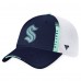 Бейсболка Seattle Kraken Fanatics 2022 NHL Draft Authentic Pro On Stage Trucker - Navy/White