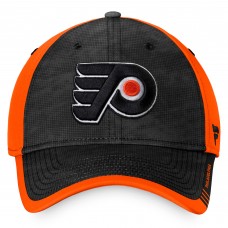Бейсболка Philadelphia Flyers Fanatics Authentic Pro Rink Camo - Black/Orange