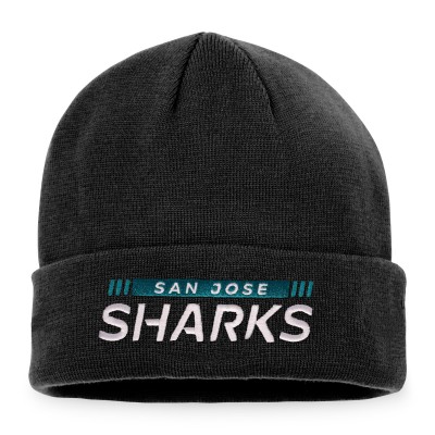 Шапка San Jose Sharks Authentic Pro Rink Cuffed - Black