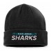 Шапка San Jose Sharks Authentic Pro Rink Cuffed - Black
