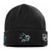 Шапка San Jose Sharks Authentic Pro Rink Cuffed - Black