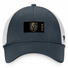 Бейсболка Vegas Golden Knights Fanatics Authentic Pro Rink Trucker - Charcoal/White