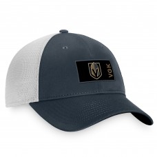 Бейсболка Vegas Golden Knights Fanatics Authentic Pro Rink Trucker - Charcoal/White