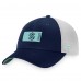 Seattle Kraken Fanatics Deep Sea Blue/White Authentic Pro Rink Trucker Snapback Hat