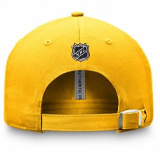 Pittsburgh Penguins Authentic Pro Rink Adjustable Hat - Gold