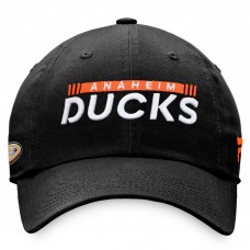 Anaheim Ducks Authentic Pro Rink Adjustable Hat - Black