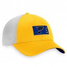 Бейсболка St. Louis Blues Authentic Pro Rink Trucker - Gold/White