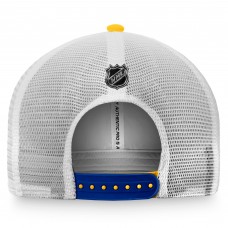Бейсболка Buffalo Sabres Authentic Pro Rink Trucker - Gold/White
