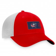 Бейсболка Columbus Blue Jackets Authentic Pro Rink Trucker - Red/White