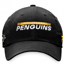 Pittsburgh Penguins Authentic Pro Rink Adjustable Hat - Black