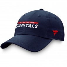 Washington Capitals Authentic Pro Rink Adjustable Hat - Navy
