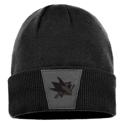 Шапка San Jose Sharks Fanatics Authentic Pro Road Cuffed Knit- Black