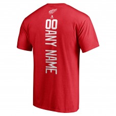 Detroit Red Wings Personalized Playmaker Name & Number T-Shirt - Red