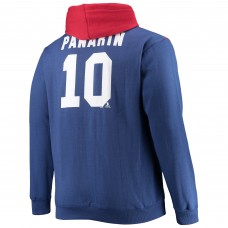 Толстовка на молнии Artemi Panarin New York Rangers Profile Big and Tall Colorblock - Blue