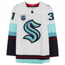 Autographed Seattle Kraken Philipp Grubauer Fanatics Authentic White adidas Authentic Jersey with Inaugural Season Jersey Patch