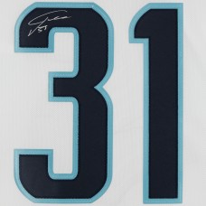 Autographed Seattle Kraken Philipp Grubauer Fanatics Authentic White adidas Authentic Jersey with Inaugural Season Jersey Patch