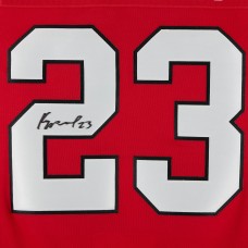 Игровая джерси Autographed Chicago Blackhawks Philipp Kurashev Fanatics Authentic adidas Authentic