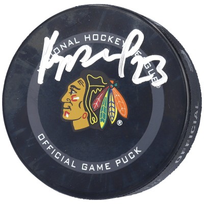 Шайба с автографом Philipp Kurashev Chicago Blackhawks Fanatics Authentic Official
